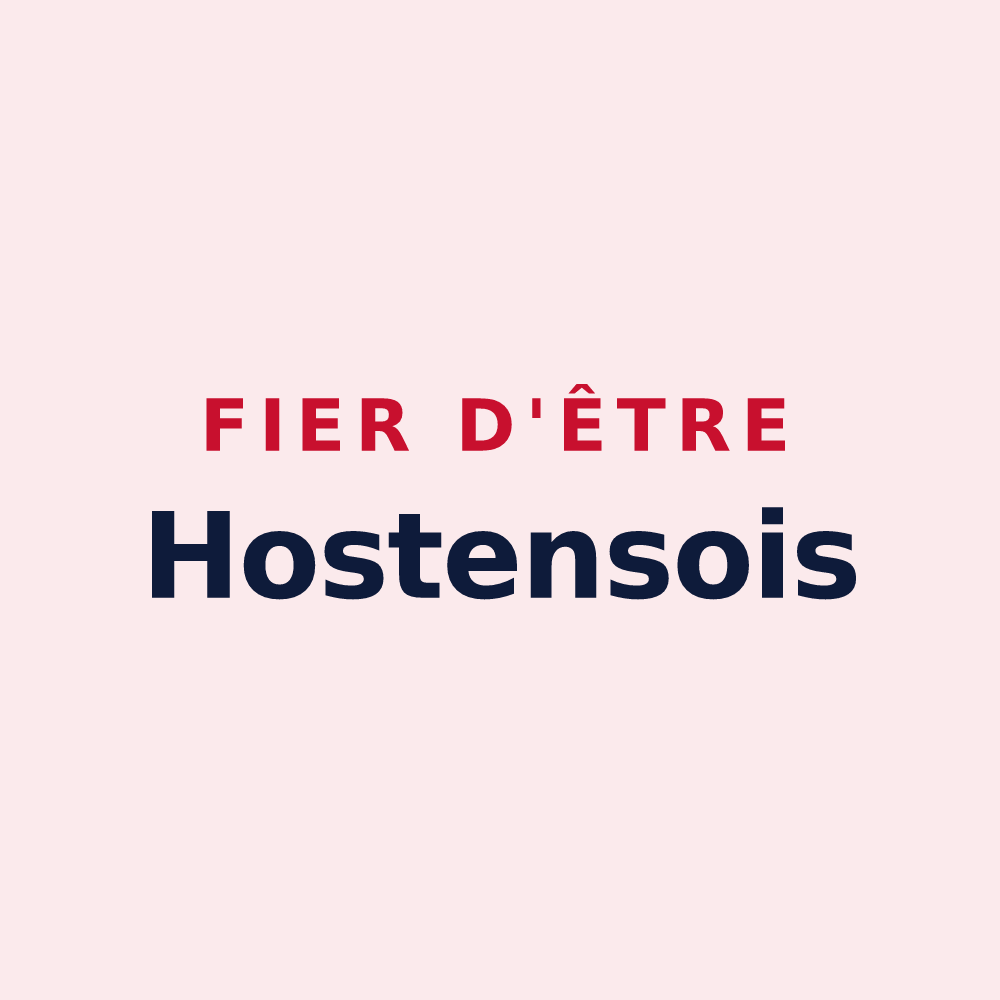Magnet « Fier d'être Hostensois » — design pour Hostens