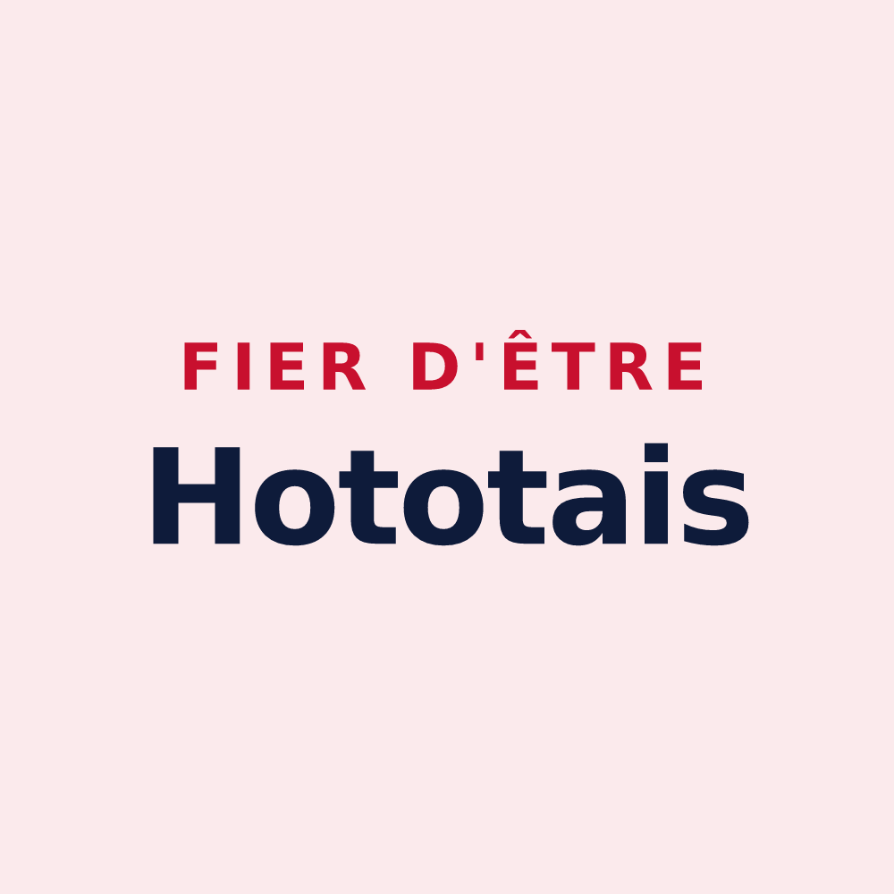 Magnet « Fier d'être Hototais » — design pour Hotot-en-Auge