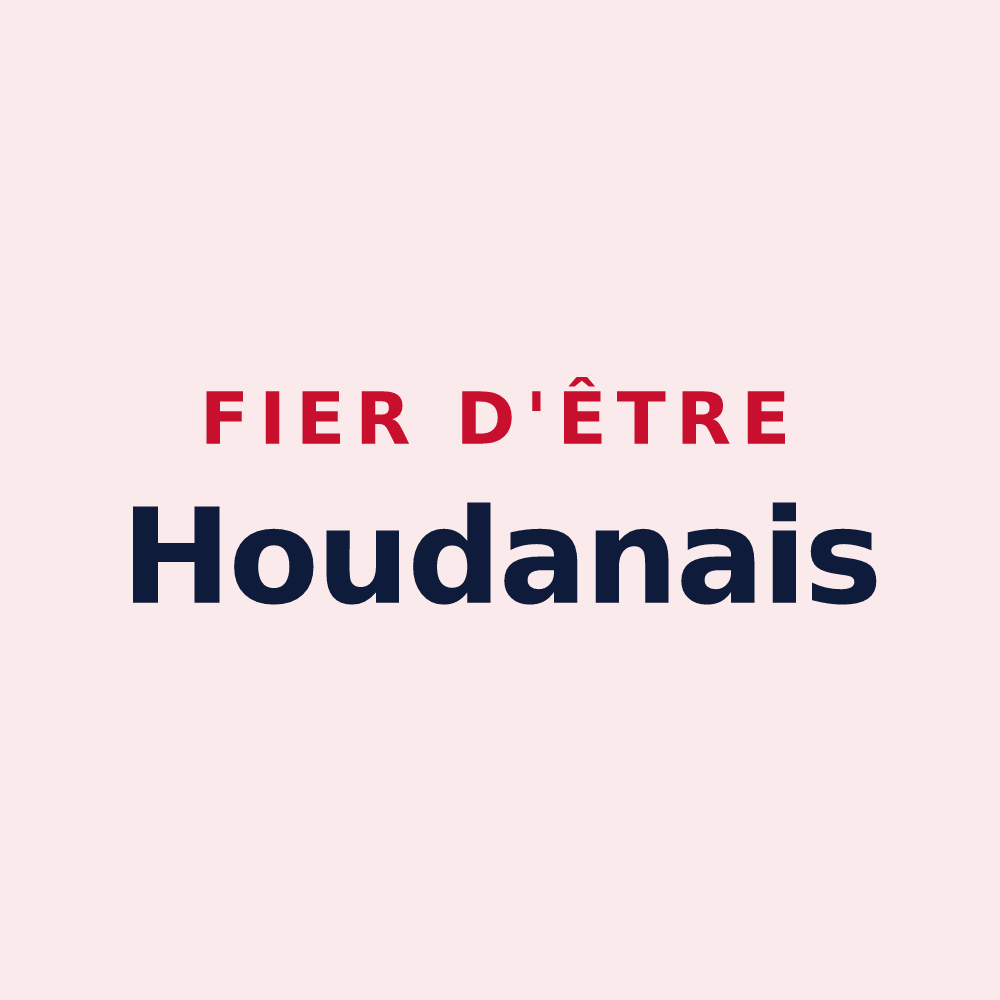 Magnet « Fier d'être Houdanais » — design pour Houdan