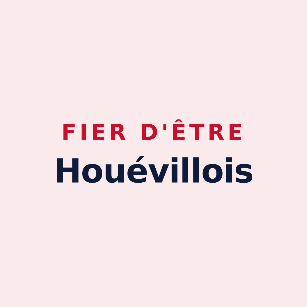 Magnet « Fier d'être Houévillois » — design pour Houéville