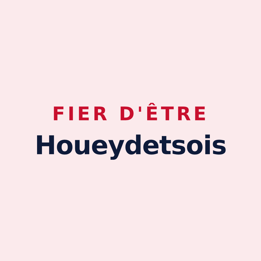 Magnet « Fier d'être Houeydetsois » — design pour Houeydets