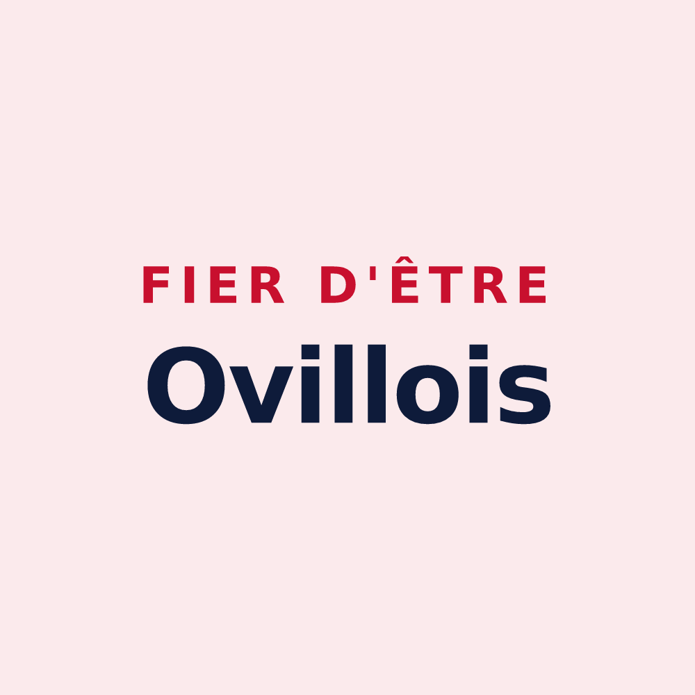 Magnet « Fier d'être Ovillois » — design pour Houilles