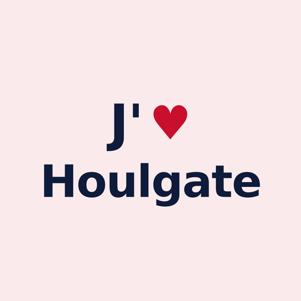 Magnet personnalisé Houlgate — design J'aime Houlgate