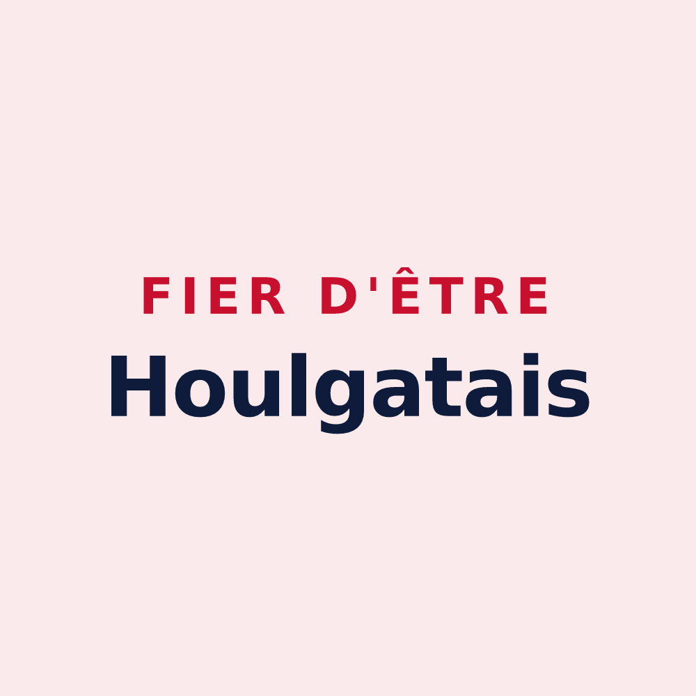 Magnet « Fier d'être Houlgatais » — design pour Houlgate