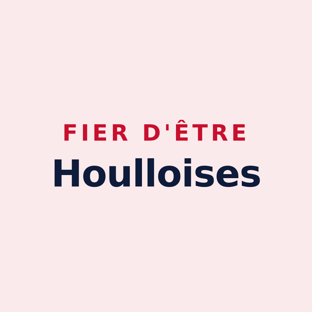 Magnet « Fier d'être Houlloises » — design pour Houlle