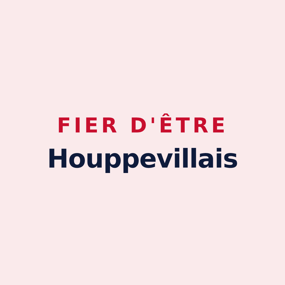 Magnet « Fier d'être Houppevillais » — design pour Houppeville