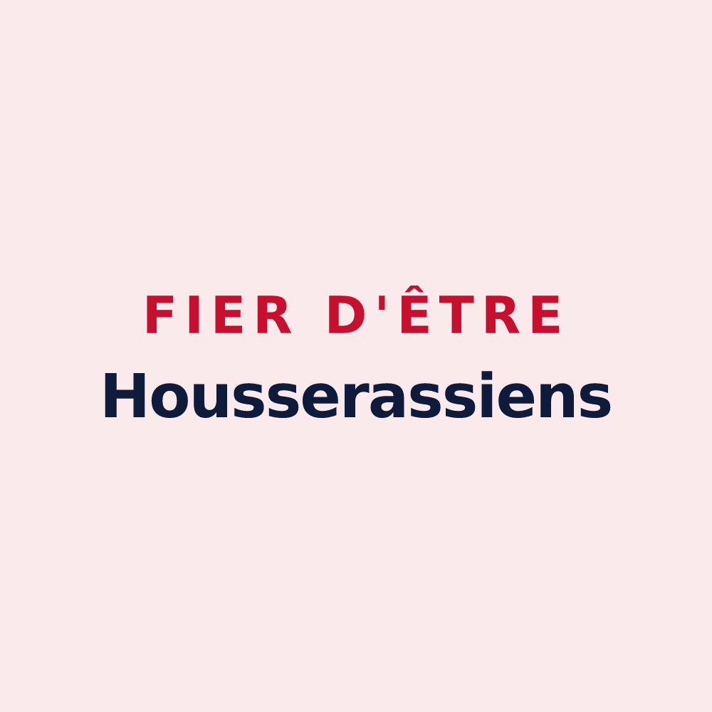 Magnet « Fier d'être Housserassiens » — design pour Housseras