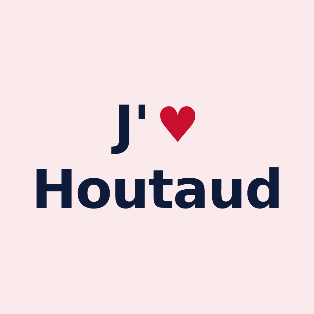 Magnet personnalisé Houtaud — design J'aime Houtaud