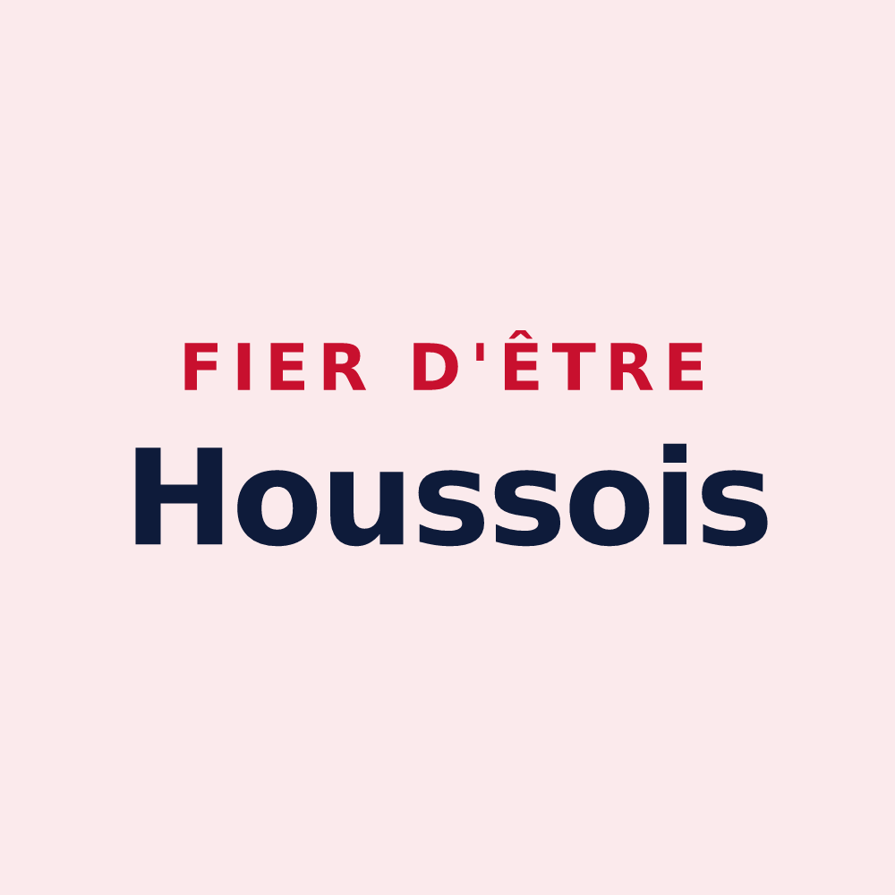 Magnet « Fier d'être Houssois » — design pour Houx