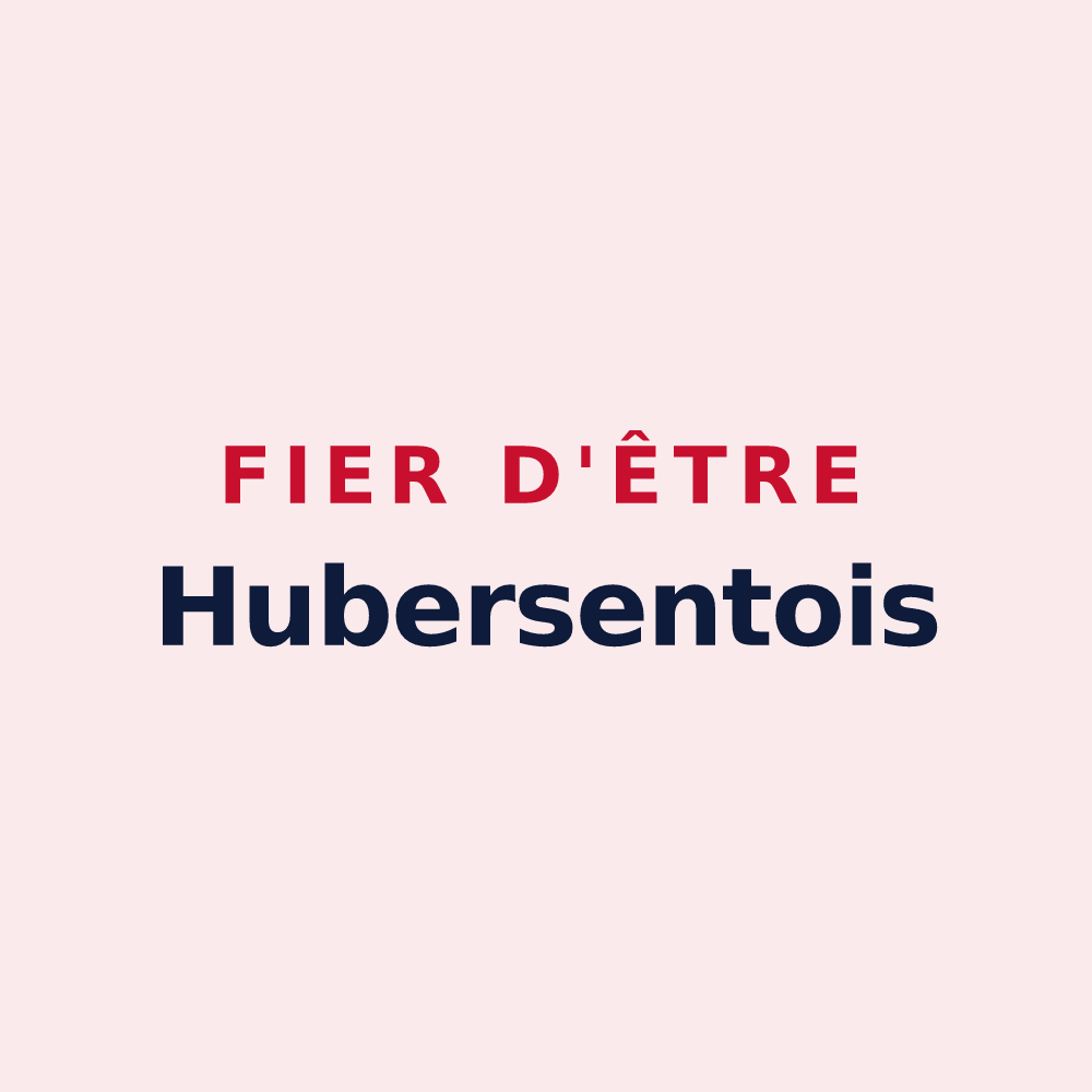 Magnet « Fier d'être Hubersentois » — design pour Hubersent