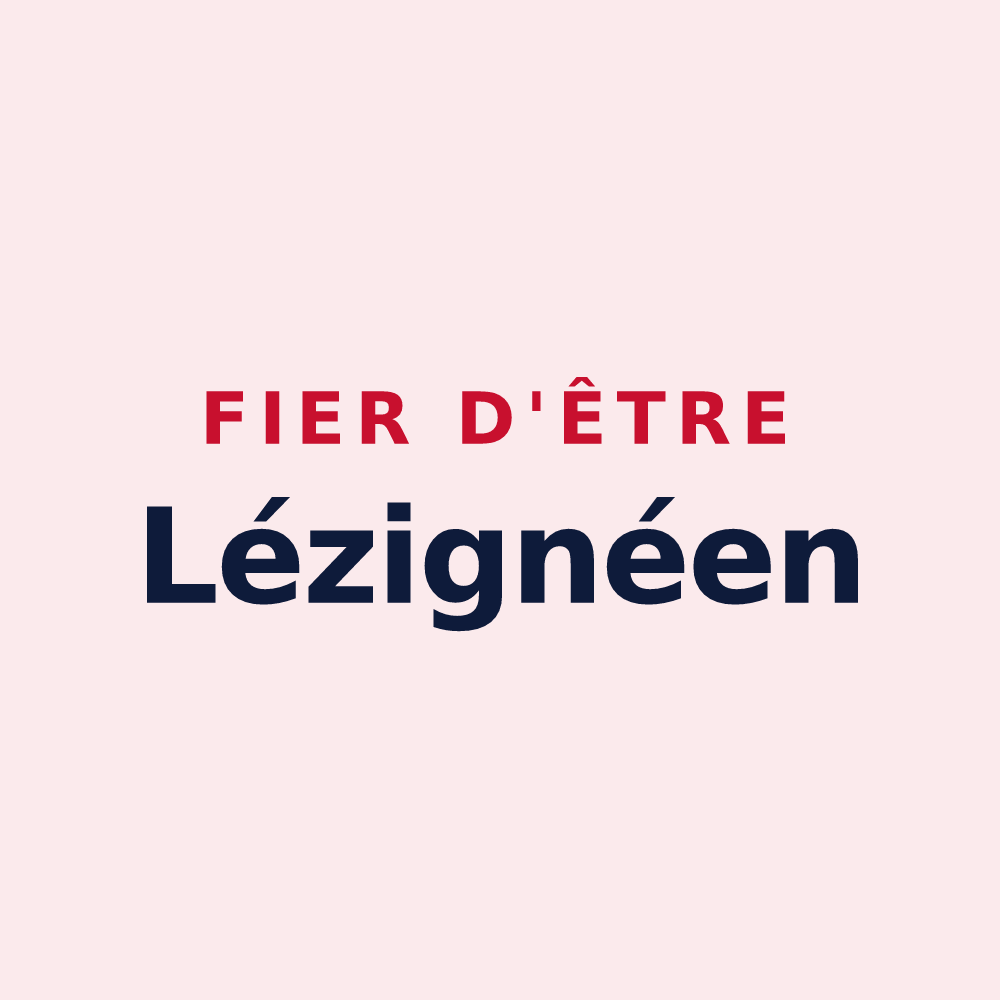 Magnet « Fier d'être Lézignéen » — design pour Huillé-Lézigné