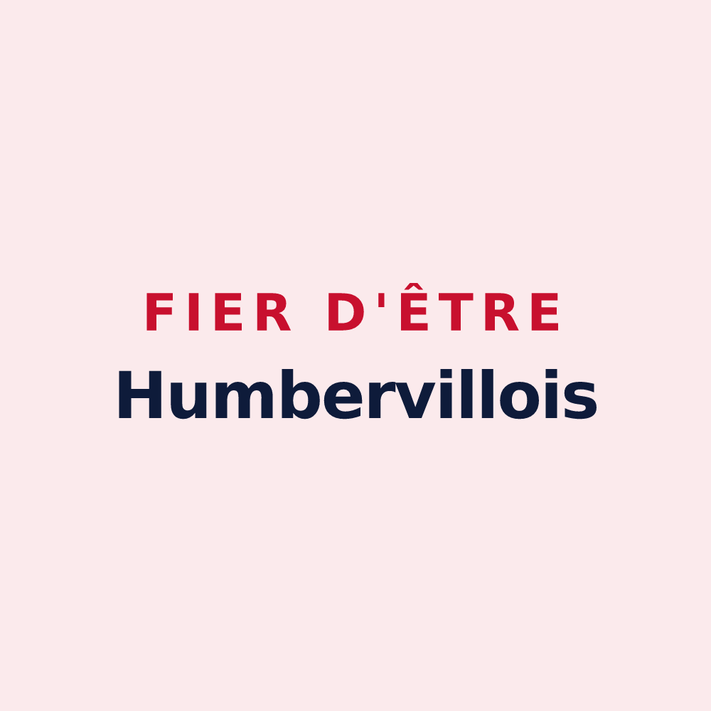 Magnet « Fier d'être Humbervillois » — design pour Humberville