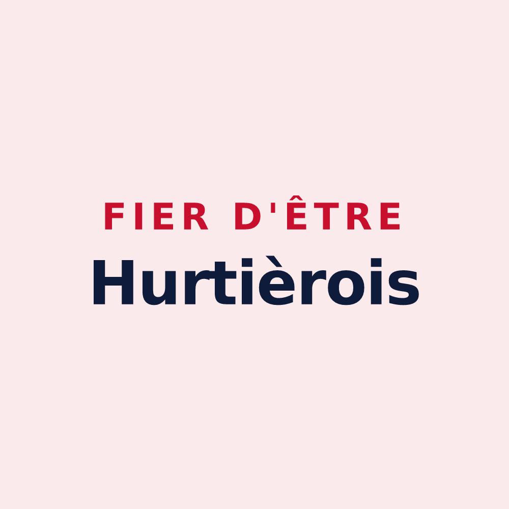Magnet « Fier d'être Hurtièrois » — design pour Hurtières