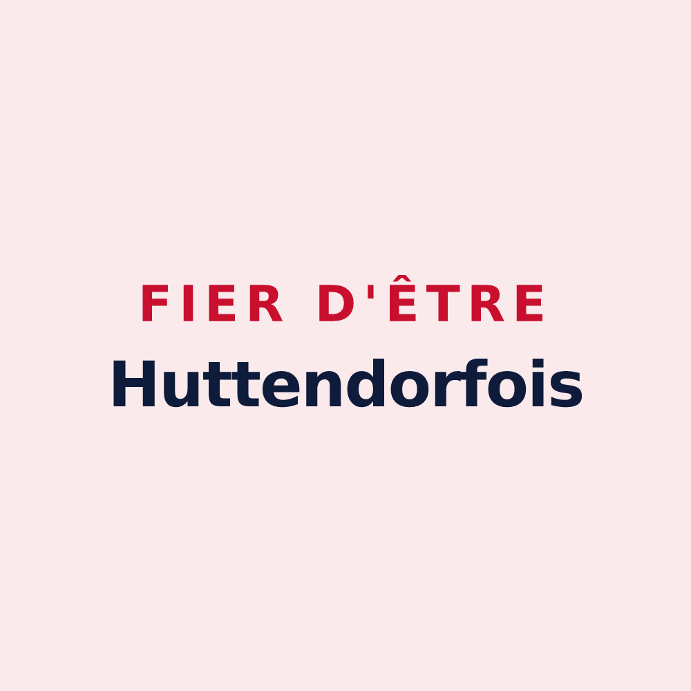 Magnet « Fier d'être Huttendorfois » — design pour Huttendorf