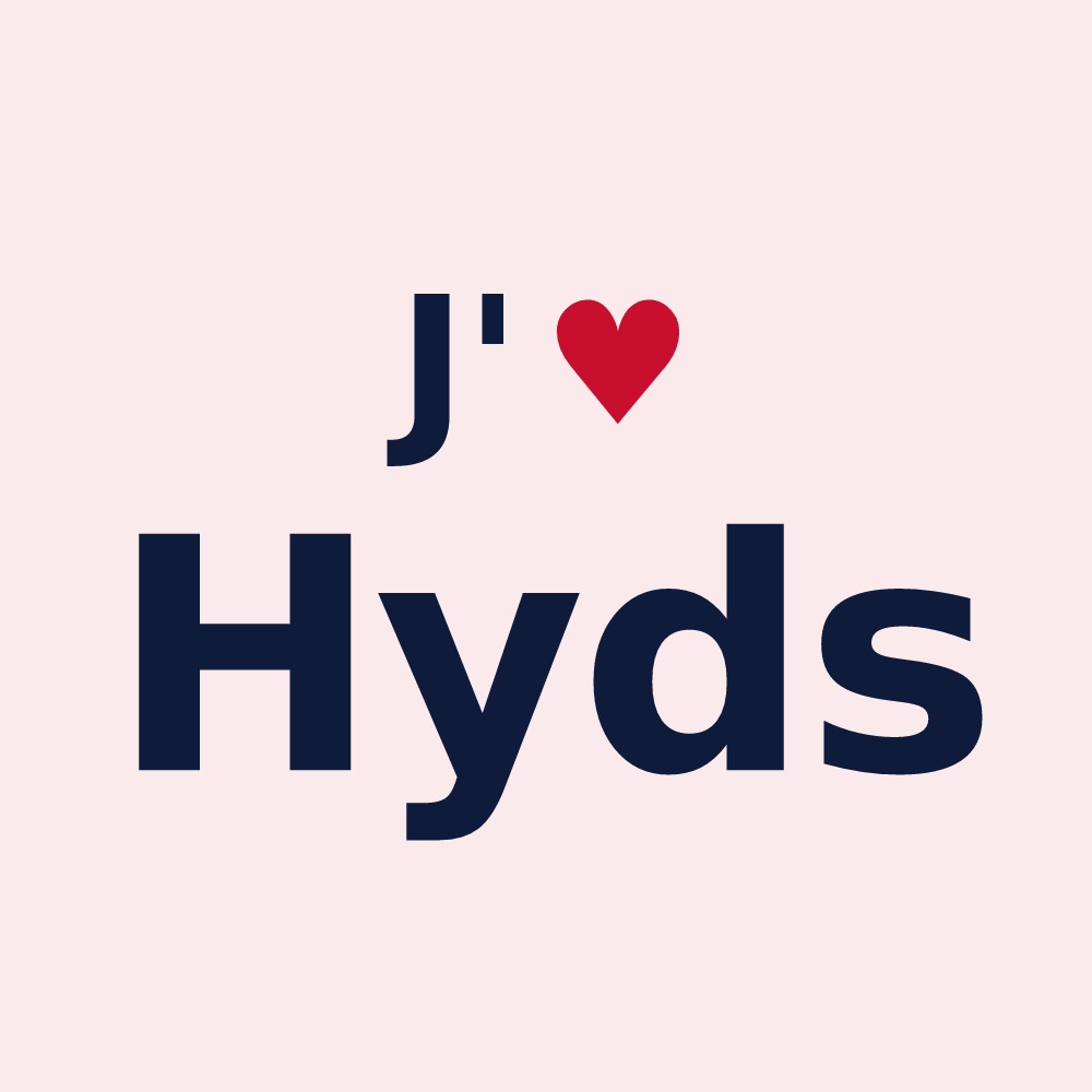 Magnet personnalisé Hyds — design J'aime Hyds
