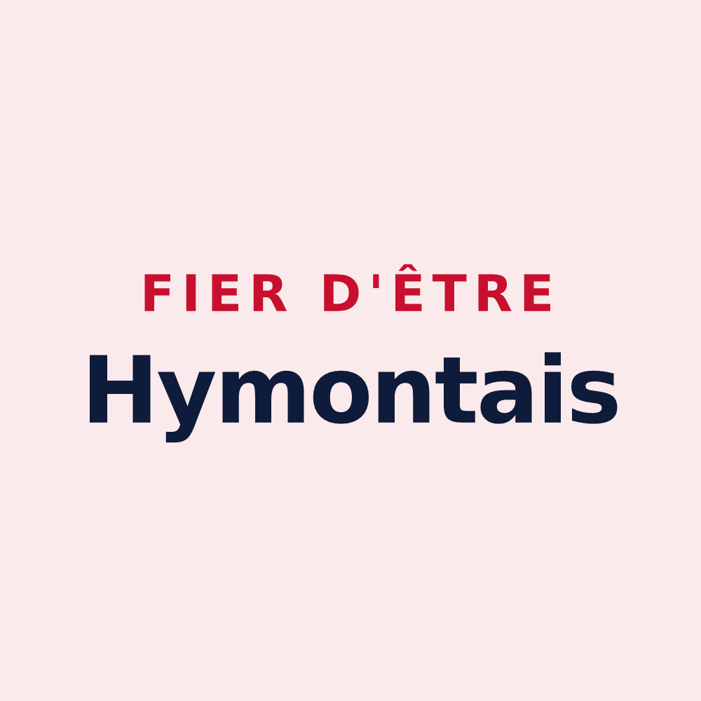 Magnet « Fier d'être Hymontais » — design pour Hymont