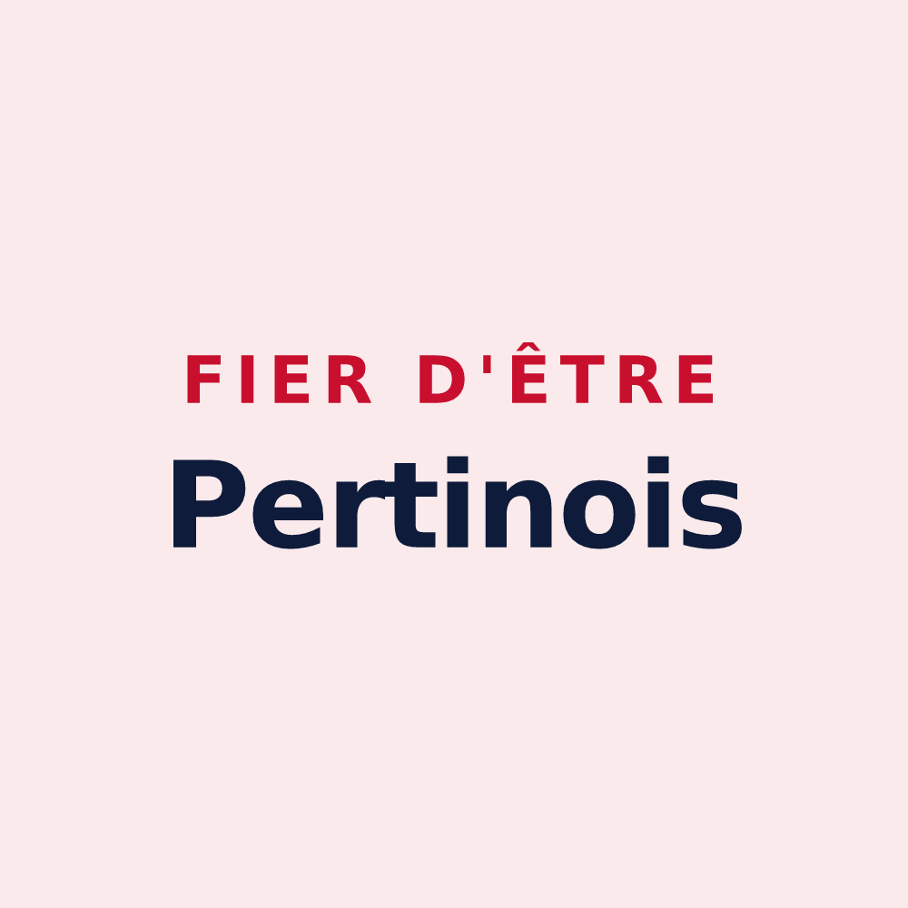 Magnet « Fier d'être Pertinois » — design pour Hypercourt