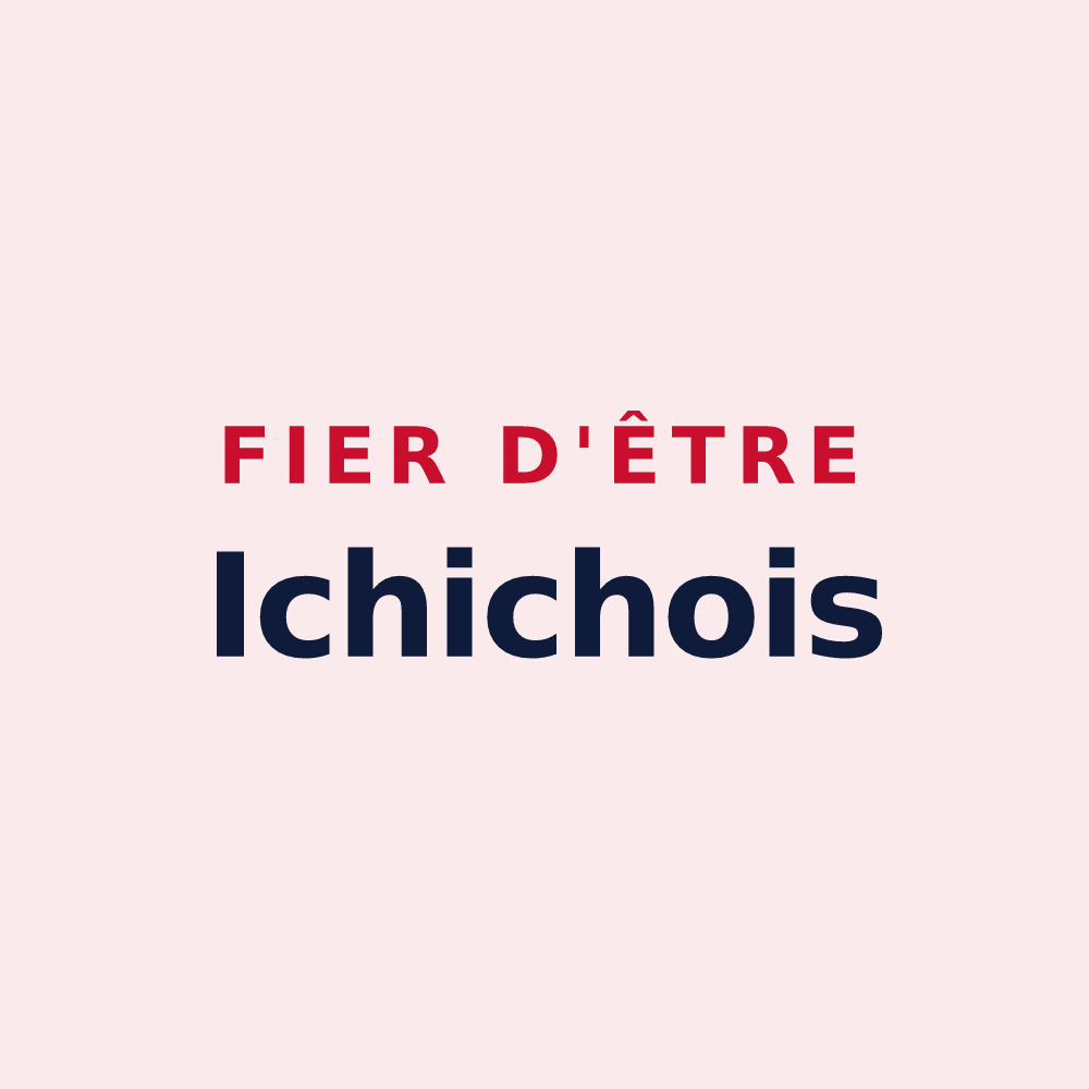 Magnet « Fier d'être Ichichois » — design pour Ichy