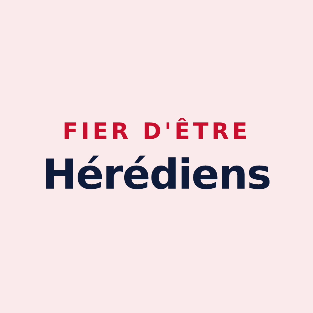Magnet « Fier d'être Hérédiens » — design pour Igney