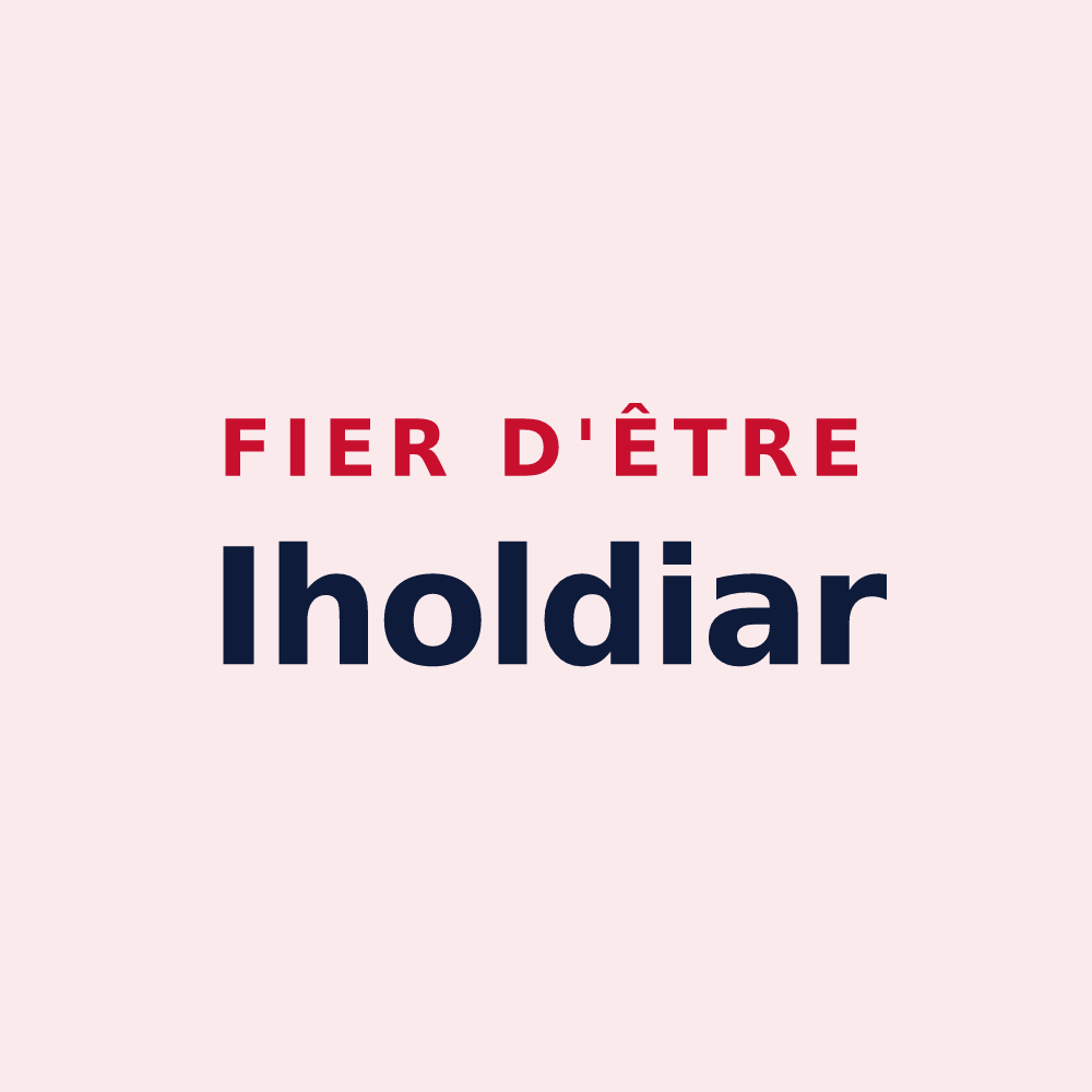 Magnet « Fier d'être Iholdiar » — design pour Iholdy