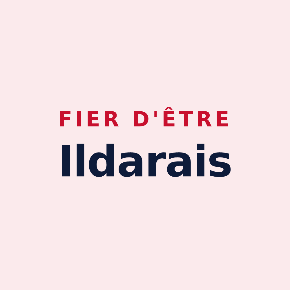 Magnet « Fier d'être Ildarais » — design pour Île-d'Arz