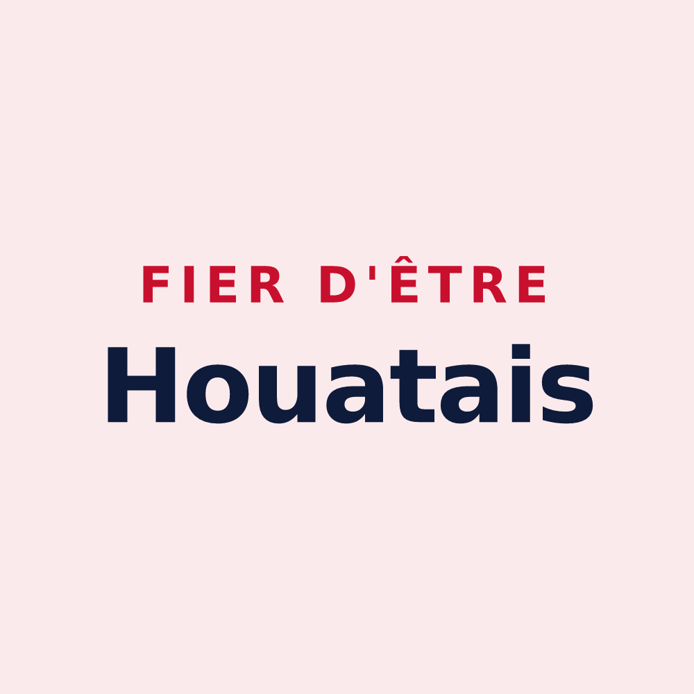 Magnet « Fier d'être Houatais » — design pour Île-d'Houat