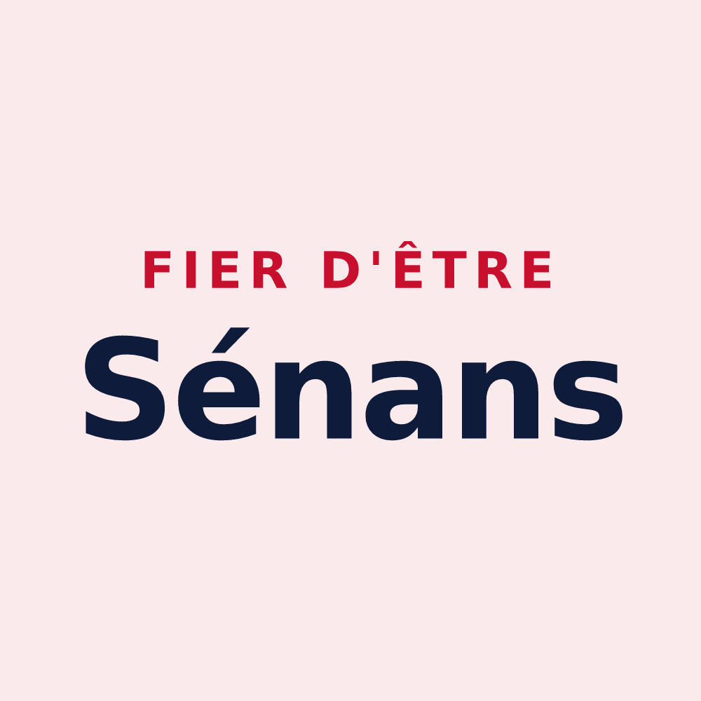 Magnet « Fier d'être Sénans » — design pour Île-de-Sein