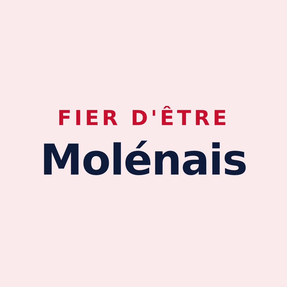 Magnet « Fier d'être Molénais » — design pour Île-Molène