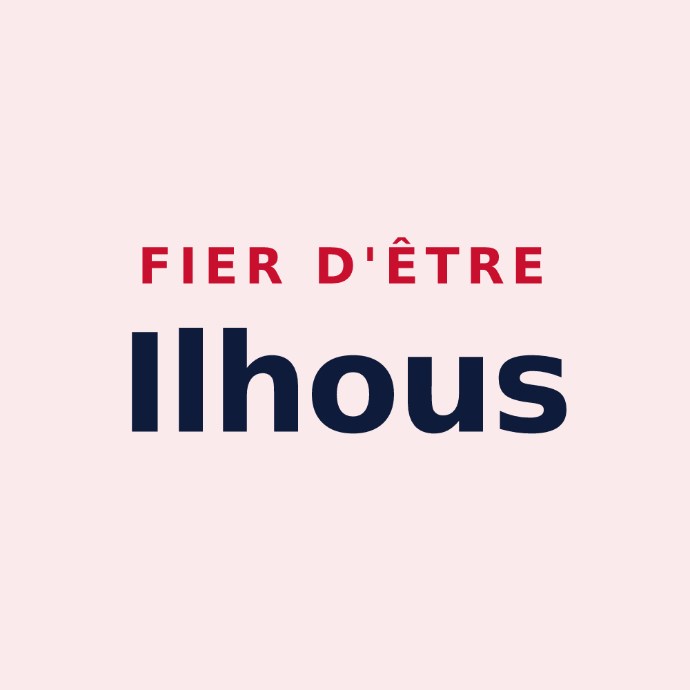 Magnet « Fier d'être Ilhous » — design pour Ilheu