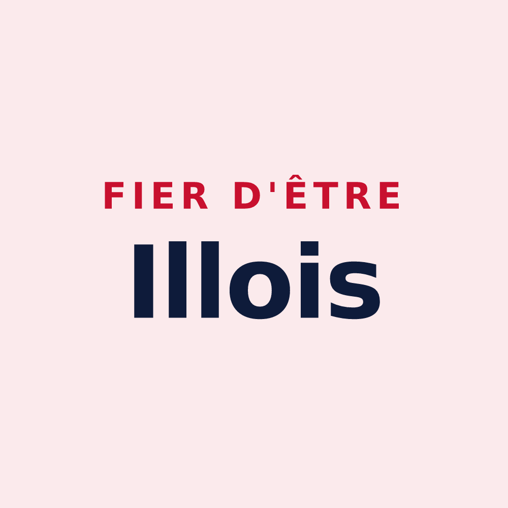 Magnet « Fier d'être Illois » — design pour Ille-sur-Têt