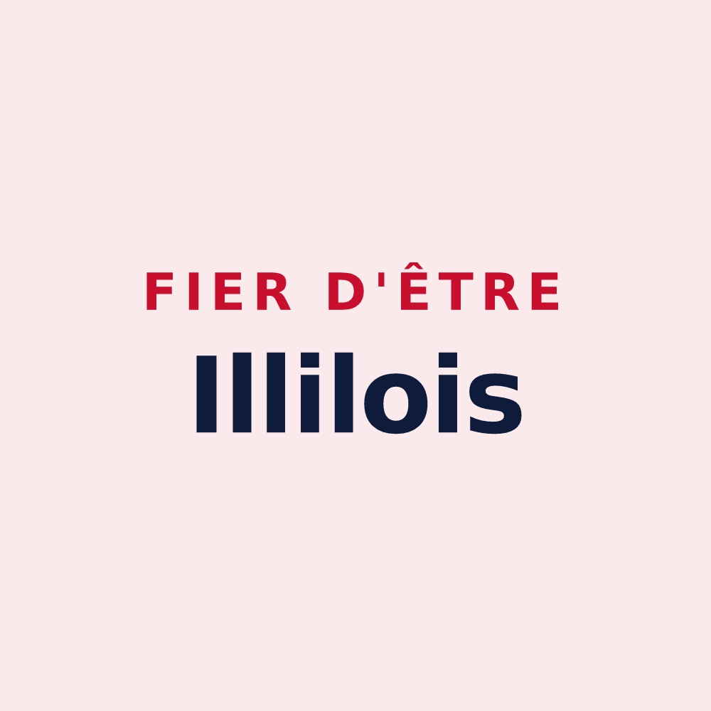 Magnet « Fier d'être Illilois » — design pour Illies