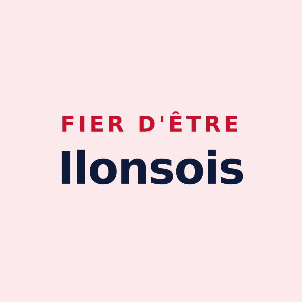 Magnet « Fier d'être Ilonsois » — design pour Ilonse