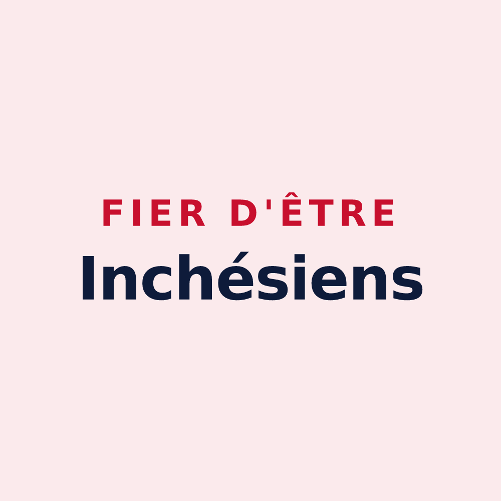 Magnet « Fier d'être Inchésiens » — design pour Inchy