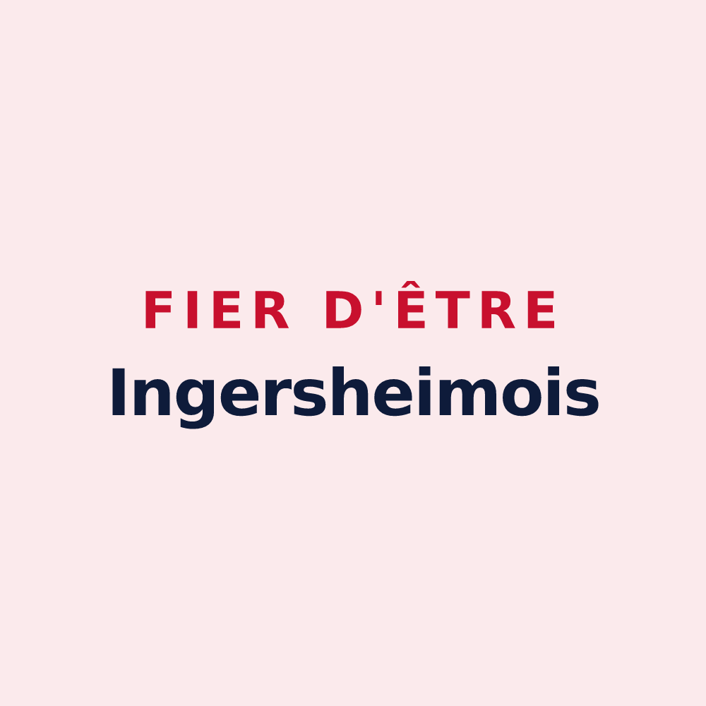 Magnet « Fier d'être Ingersheimois » — design pour Ingersheim