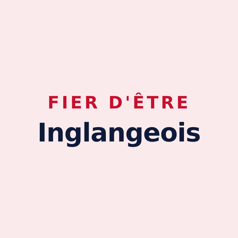 Magnet « Fier d'être Inglangeois » — design pour Inglange