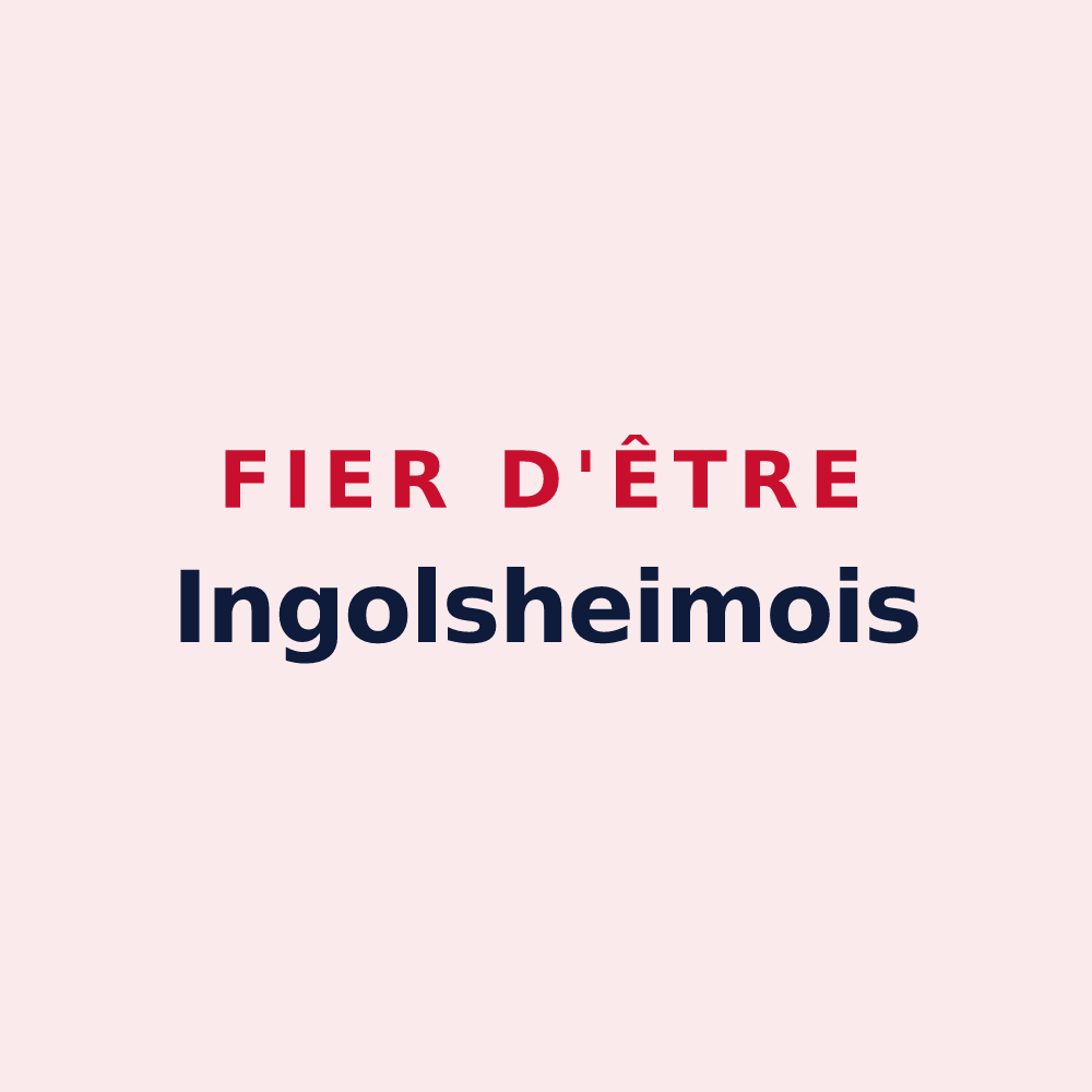 Magnet « Fier d'être Ingolsheimois » — design pour Ingolsheim