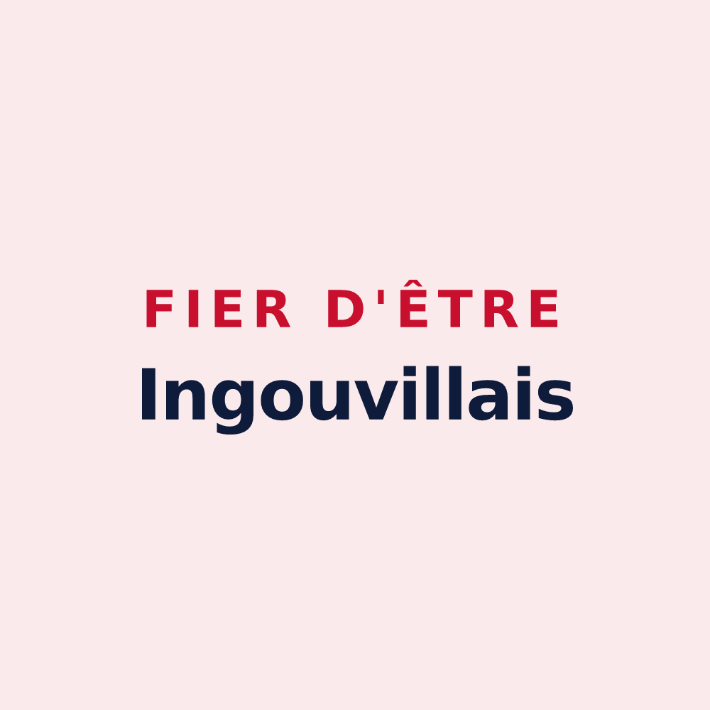 Magnet « Fier d'être Ingouvillais » — design pour Ingouville