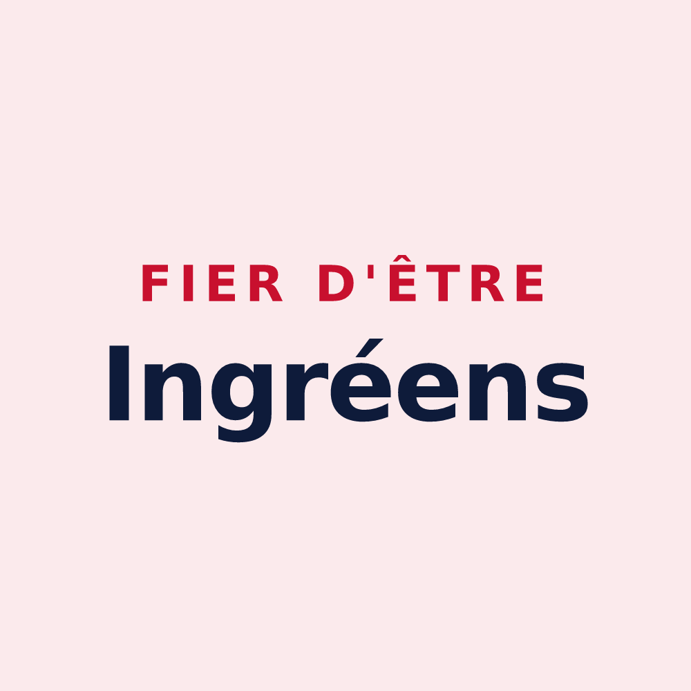 Magnet « Fier d'être Ingréens » — design pour Ingré