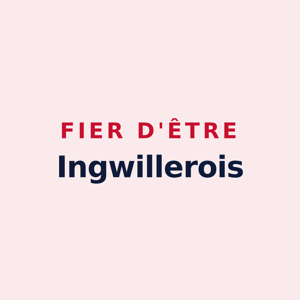 Magnet « Fier d'être Ingwillerois » — design pour Ingwiller