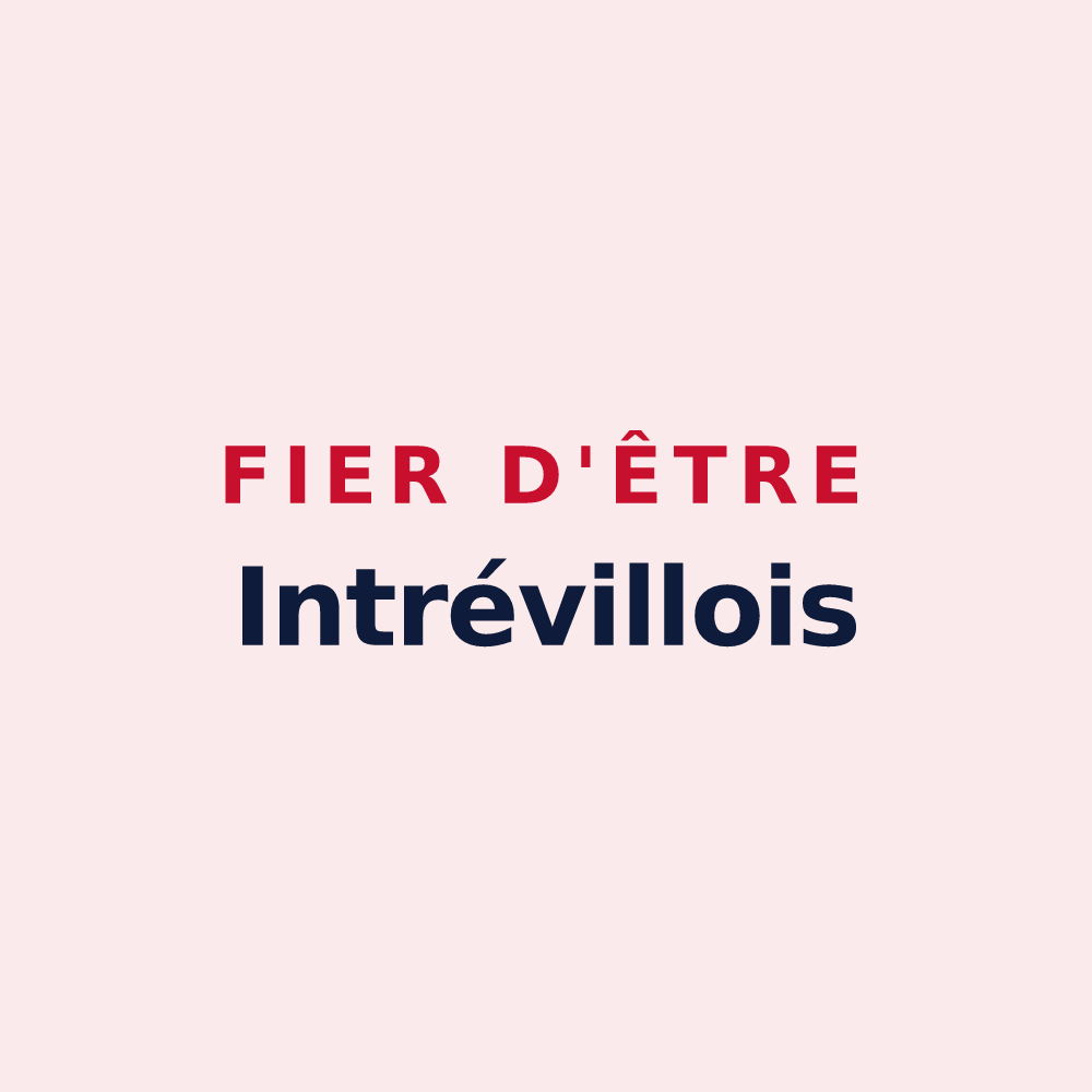 Magnet « Fier d'être Intrévillois » — design pour Intréville