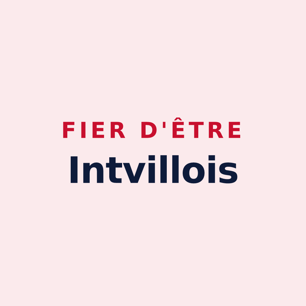 Magnet « Fier d'être Intvillois » — design pour Intville-la-Guétard