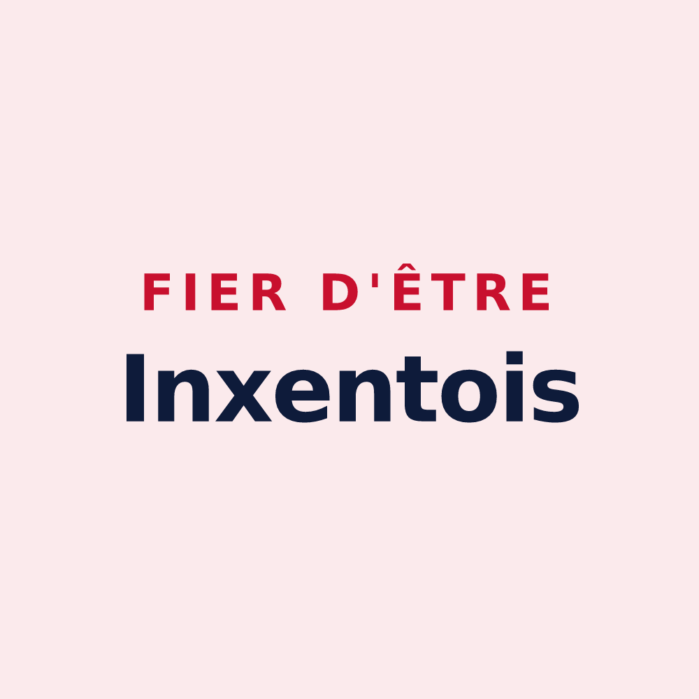Magnet « Fier d'être Inxentois » — design pour Inxent