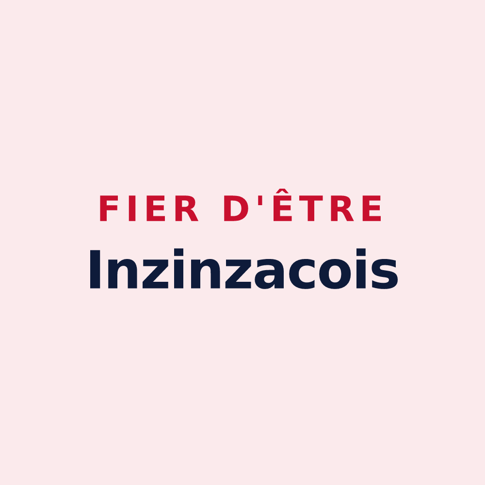 Magnet « Fier d'être Inzinzacois » — design pour Inzinzac-Lochrist