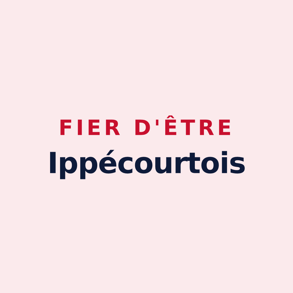Magnet « Fier d'être Ippécourtois » — design pour Ippécourt