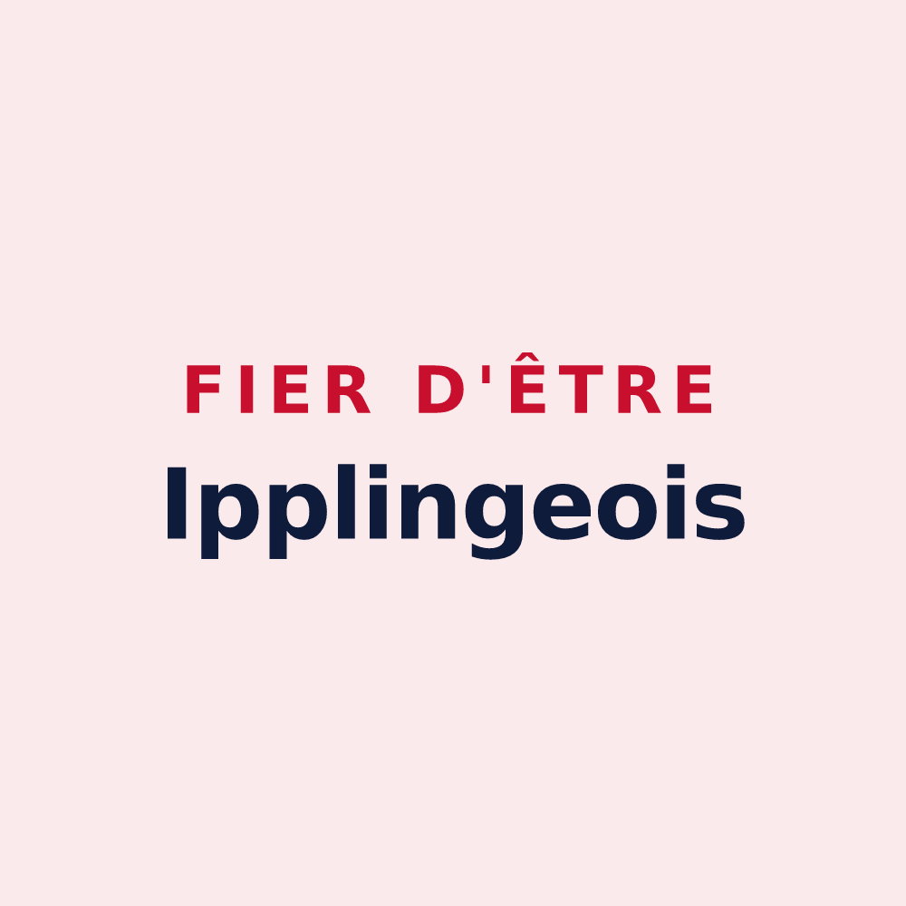 Magnet « Fier d'être Ipplingeois » — design pour Ippling