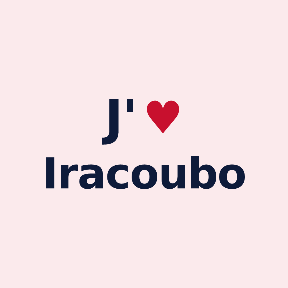 Magnet personnalisé Iracoubo — design J'aime Iracoubo