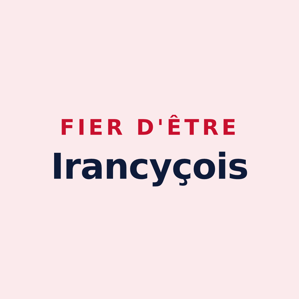 Magnet « Fier d'être Irancyçois » — design pour Irancy