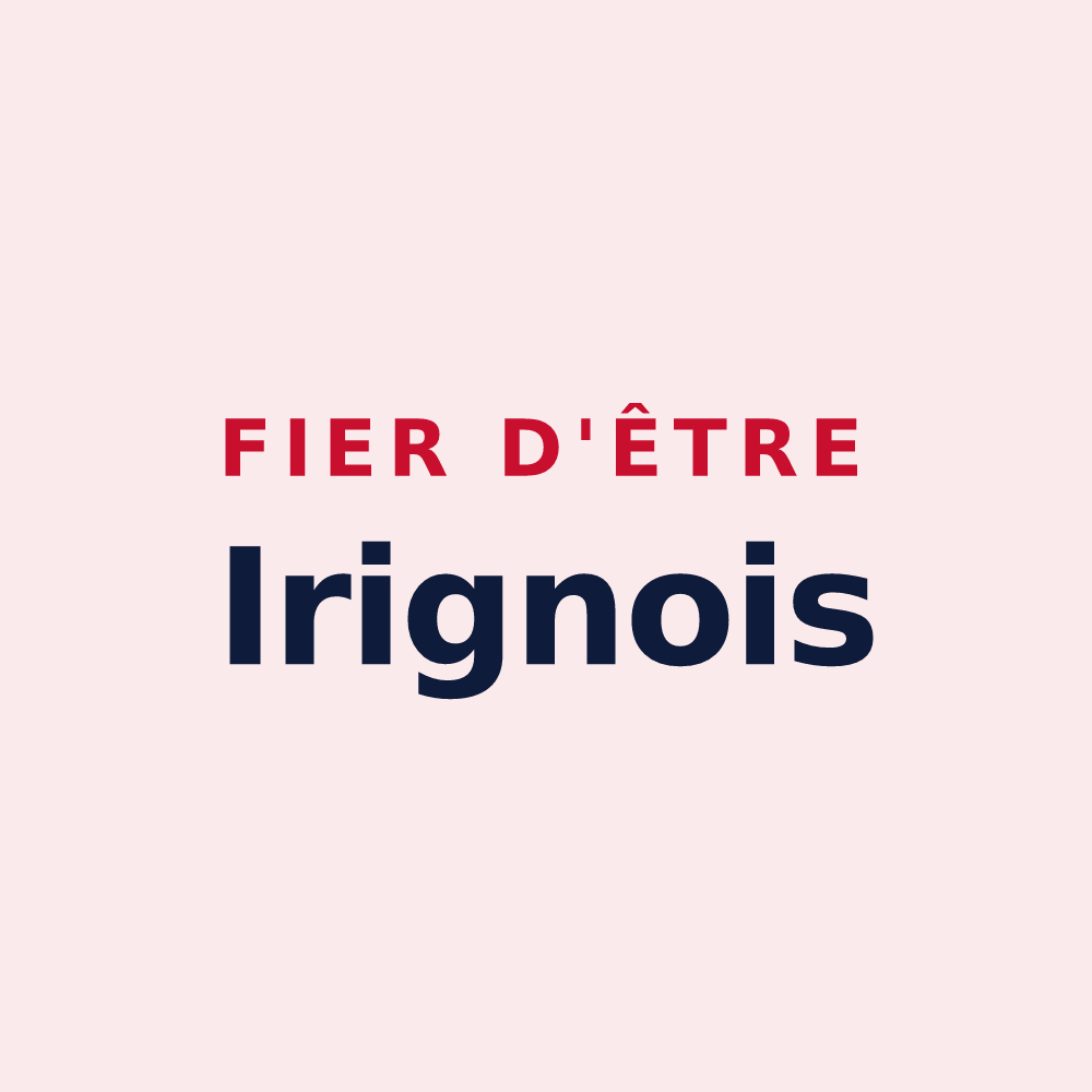 Magnet « Fier d'être Irignois » — design pour Irigny