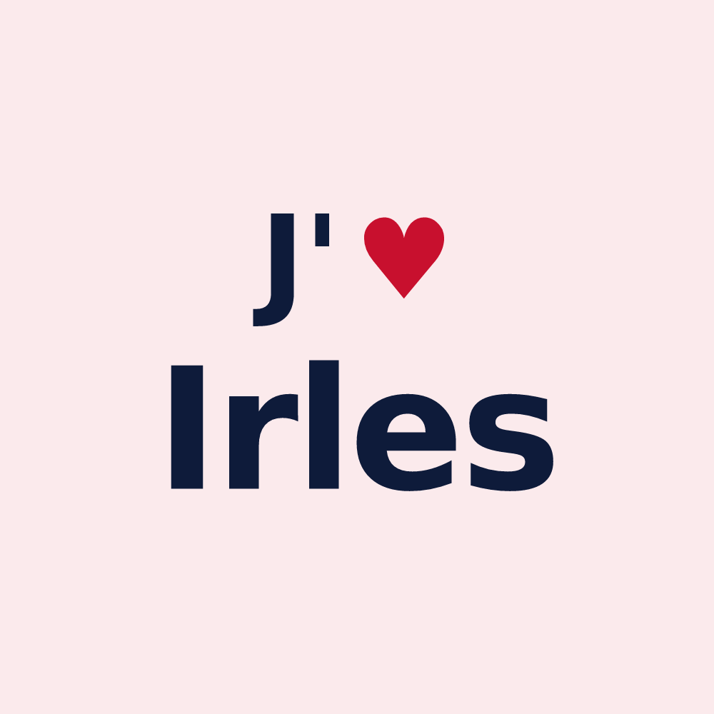 Magnet personnalisé Irles — design J'aime Irles