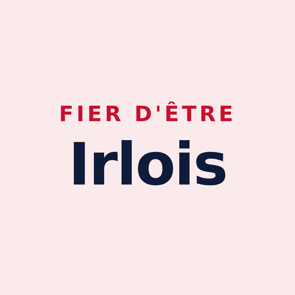 Magnet « Fier d'être Irlois » — design pour Irles